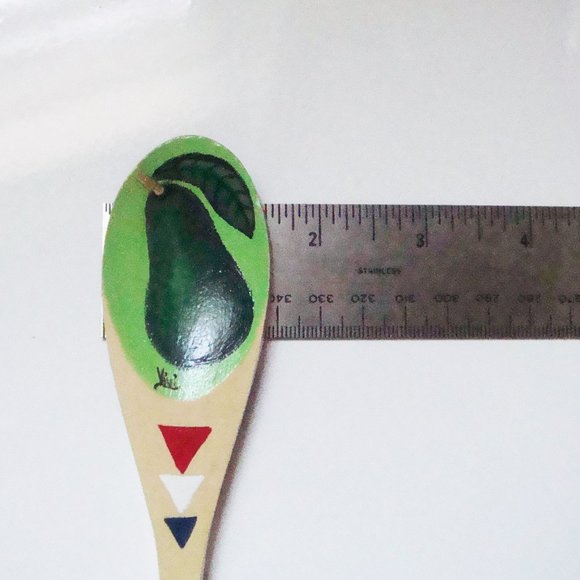 Vivi Avocado Wooden Spoon France - Picture 5 of 6